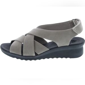 Clarks Women's Caddell Bright Wedge Sandal Sz8